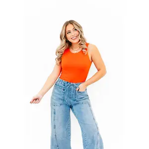 Stevie Sleeveless Scoop Neck Bodysuit - 3 Colors