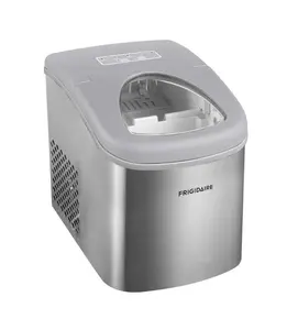 Frigidaire EFIC130 Stainless Steel Ice Maker - 26 lbs. Capacity, Bullet-Shaped Ice Cubes