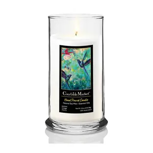 Courtside Market Love Birds Status Candle Glass18 oz.