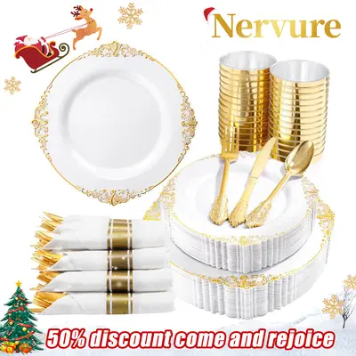 Thanksgiving Table Setting Thanksgiving Plastic Dinnerware