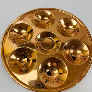 Copper Bhai Tika Plate