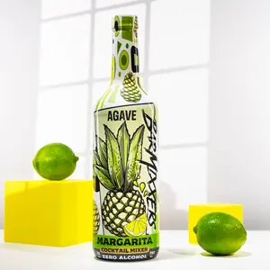 Cocktail mixer agave Margarita syrup, handcrafted cocktail mix, non-alcoholic 750 ML