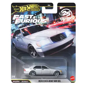 Fast & Furious 2026 Mercedes-Benz 500 SEL, 1:64 Scale, Diecast Model Car
