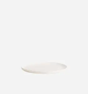 Tunisian Side Plate in Matte White