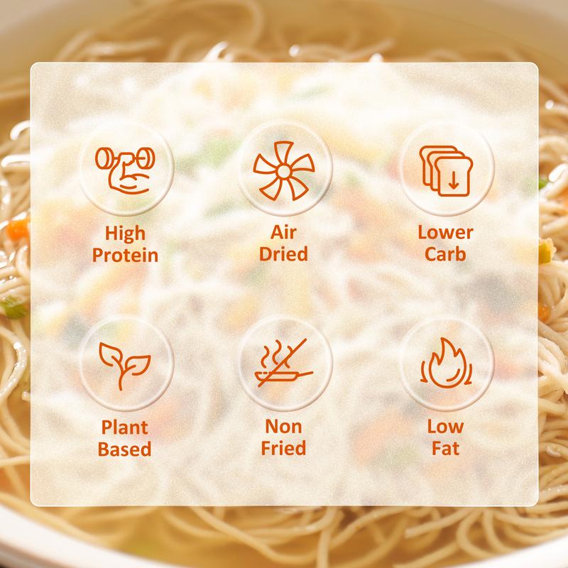 Healspot High-Protein Instant Ramen Cups, 6-Pack – Non-Fried Noodles with 32g Plant-Based Protein, Low Fat, Low Carb, Non-GMO, Keto Friendly (Golden Umami, Smoky Chili & Classic Ramen Flavors)