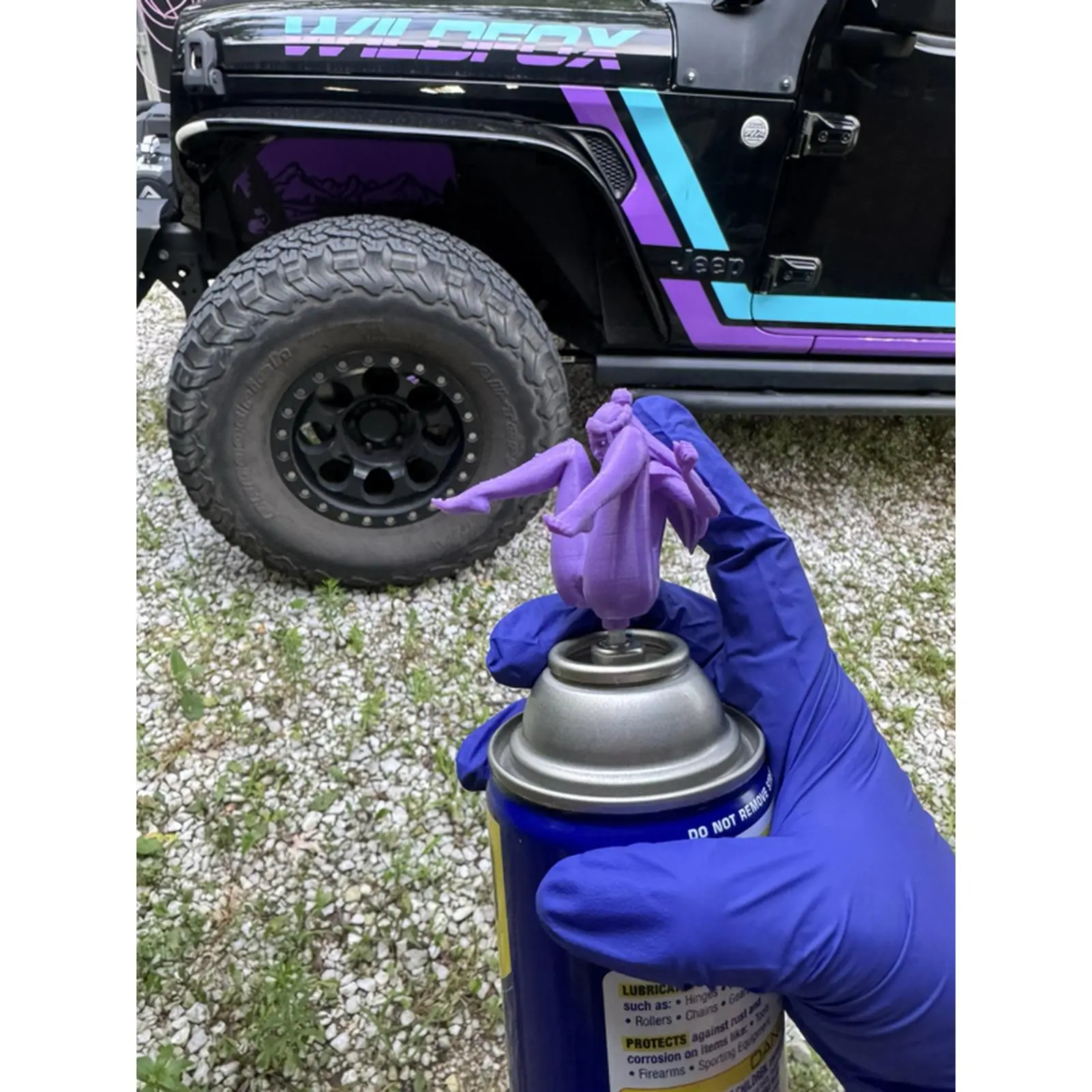 Funny spray nozzle girl