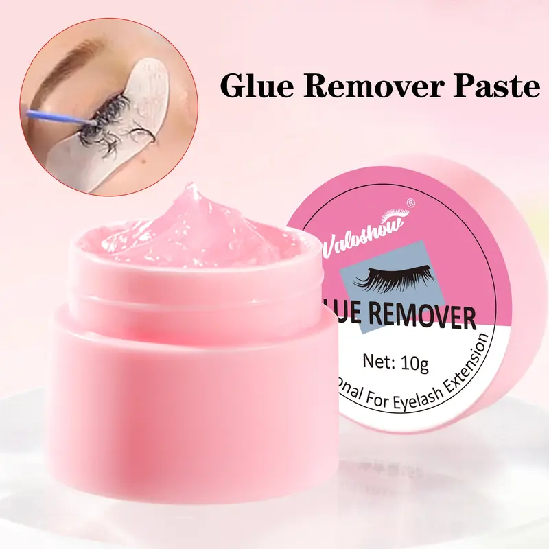 Professional Eyelash Extension Remover Glue, 10g, Quick Gentle Makeup Removal, No Fragrance, Suitable for All Skin Types, Non-Irritating, Eyelash Extensions Remover