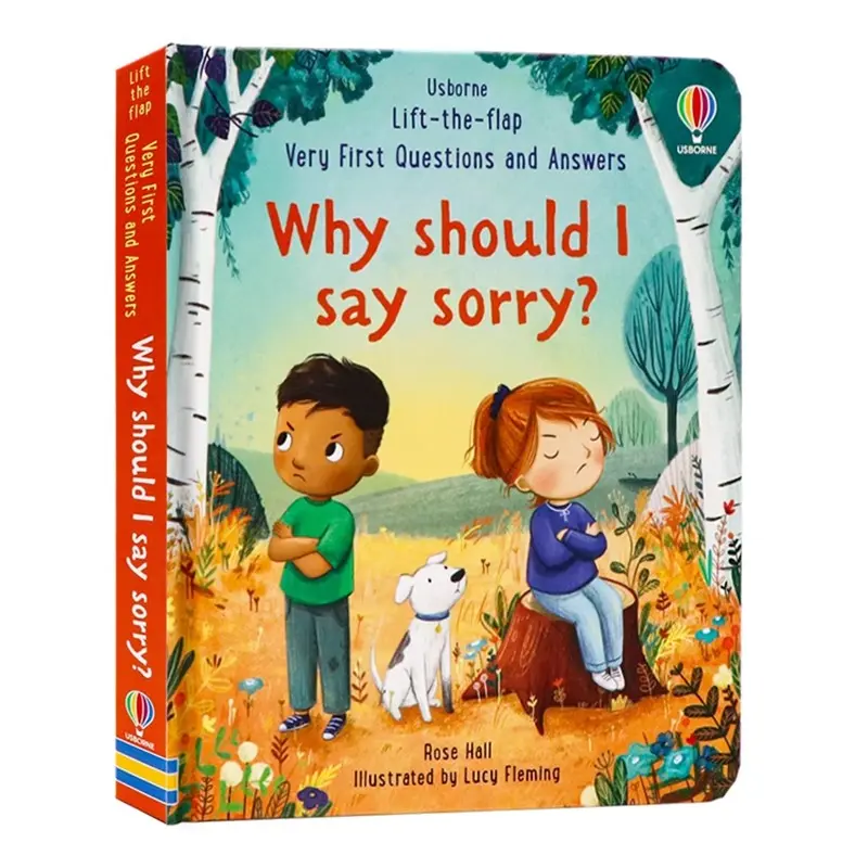 Why Should I Say Sorry? Emotion Development Board Book, Preschool Learning Book, Preschool Busy Book, Colorful English Learning Toy, Essential Pre-Sleep Storybook for Kids, Bedtime Storybook, Toddler Books, Toddler Activity Books