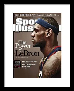 Cleveland Cavaliers LeBron James Sports Illustrated Poster Wall Décor
