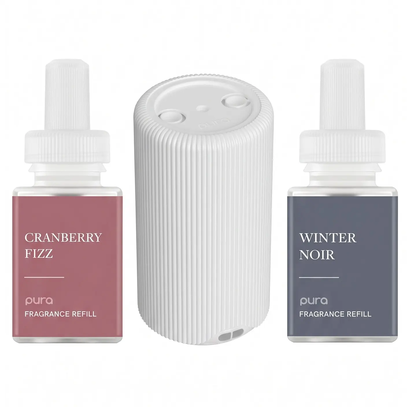 Pura Smart Plus Diffuser + Holiday Fragrance Duo | Cranberry Fizz & Winter Noir