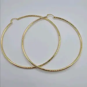 HOOPS EARRINGS xxl stainless steel gold color fashion style beautiful christmas gift accessories women