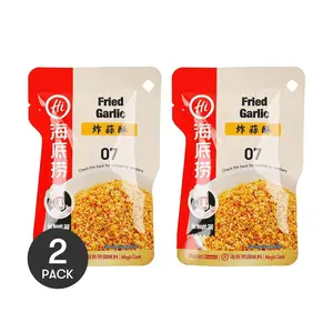 HAIDILAO Garlic Crisps 2 Pack 30g / Pack Perfect for Hot Pot BBQ Dipping Sauce Noodle Seasoning