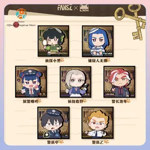 New Genuine Luo Xiaohei War Chronicles Demon Spirits Detective Notebook Series Chibi Mini Shikishi Anime Merchandise Blind Bag
