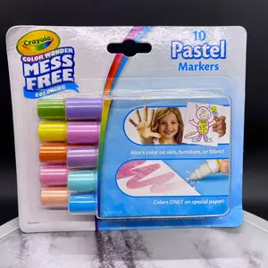 Crayola color wonder pastel markers 10pk