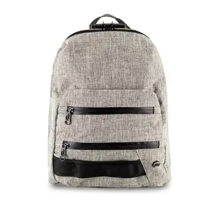 Mini - Khaki 100% SMELL PROOF LOCKABLE DOUBLE ZIPPER MINI BACKPACK