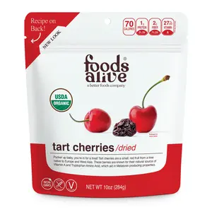 organic tart cherries (dried)