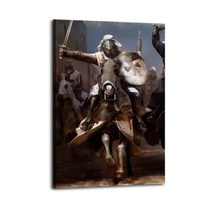 Medieval Poster Medieval Knight Poster Decorative Painting Canvas Wall Art Picture Print Modern Family Bedroom Decor