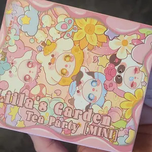 Baby Three-Lila Tea Party blind boxes ，Bunny Plush Dolls，Soft Furry Collectibles，Backpack or clothing decoration,Blind bag Stuffed Animal Christmas Box Powerpuff Girls Vinyl