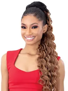 Shake N Go Deep Wave 28" Organique Ponytail