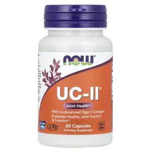 NOW Foods UC-II® Joint Health with Undenatured Type II Collagen, 60 Capsules