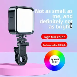 Mobile phone filling light Portable self-shooting charging Handheld RGB flash photography lighting Outdoor photography Pocket light