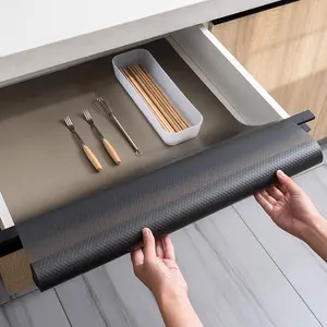 Transparent Eva Kitchen Drawer Mat, Waterproof Oil-Proof Pad for Home Closet, Thick Non-Slip Pads for Refrigerator Shelves