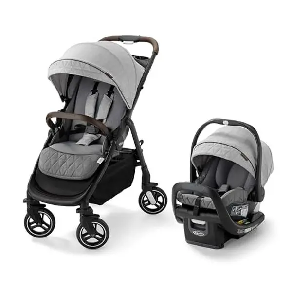 Graco Premier Merge Travel System with SnugRide SnugFit LX Infant Car Seat (Midtown)
