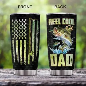 Fishing Gifts For Men Tumbler Cup Dad Gift Father Day