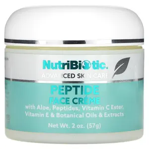 NutriBiotic Advanced Skin Care, Peptide Face Créme, 2 oz (57 g)