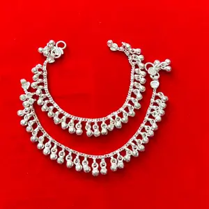 Traditional Silver Anklets