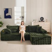 Bubble Green-Right Facing Chaise