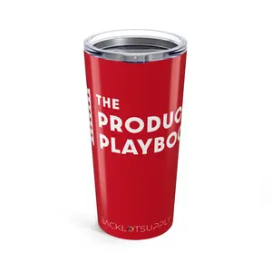 "The Production Playbook" 20oz Tumbler – Red Insulated Travel Cup