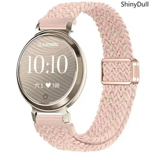 Magnetic Nylon Watch Band for Garmin Lily 2 14mm - Breathable Replacement Strap