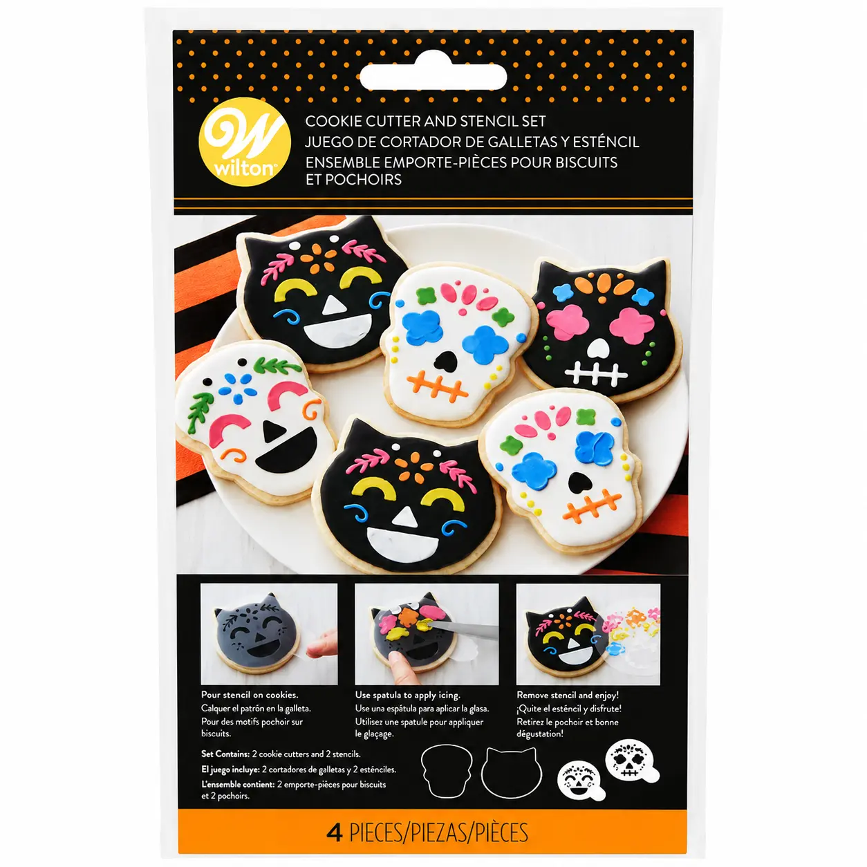 Cat & Skull Cookie Cutter Set