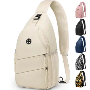 Water-Resistant Crossbody Sling Bag with Adjustable Strap