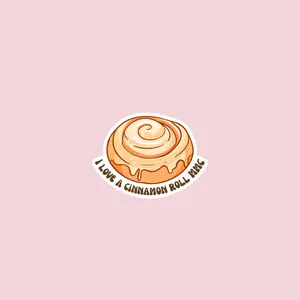I love a cinnamon roll mmc sticker Book Boyfriends bookish sticker booktok romance books decal sticker