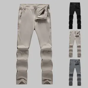 3 Pack Men's Tactical Cargo Pants, Waterproof Quick Dry Lightweight Hiking Pants with Stretch Waist and Multi Zipper Pockets, Breathable Outdoor Work Pants for Hiking Camping Hunting Travel Casual Daily Wear