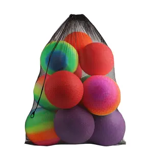 24"x 36" Large Mesh Sports Ball Drawstring Bag