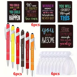 Inspirational Gifts Include 6 Spiral Notebooks Bulk Journals with 6 Christian Pens 6 Organza Bags Prayer Journal Bible Jesus Notepads for Women And Men Perfect Home Gifts, Spiritual Journaling, Religious Gifts, Stylish Notebooks, Elegant Notepads
