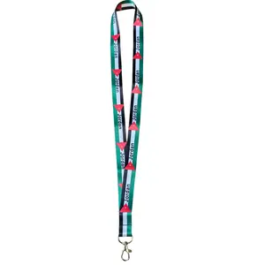 Jordan Lanyard Key Holder / Badge Holder / ID Holder Jordanian Flag Lanyards