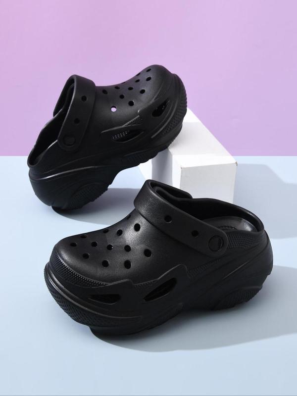 Women's Thick Sole Slides, Casual Comfortable Breathable Slippers for Summer, Non-slip Slippers for Indoor & Outdoor Wear, Walking Shoes