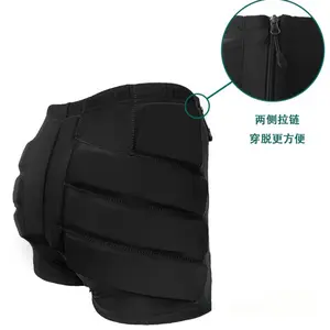 Children's Roller Skating Protective Gear Hip and Knee Pads Anti-Fall Pants Butt Pads Boys' Outdoor Snowboarding Protective Gear Set Girls