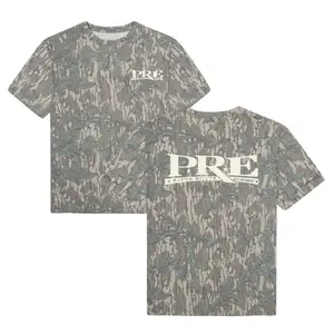 PRE Paper Route Empire Mossy Oak Greenleaf Camo T-Shirt – Original Hunting Style Tee for Men, Mossy Oak Shirt, 3D Camo Style T-Shirt, Gift For Men Camouflage Outdoor