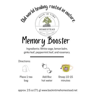 Memory Booster Tea Bags