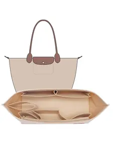 Tote Bag Organizer Insert, 2 Sizes (Medium/Large), Fits City Tote & Charlotte Tote, Multi-Pocket Felt Purse Liner, Keep Bag Tidy & Shaped