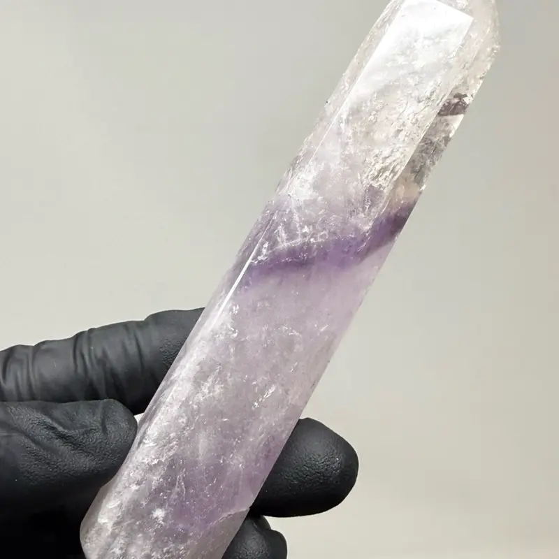 5.2” inch Amethyst Polished Wand Specimen - Beautiful!