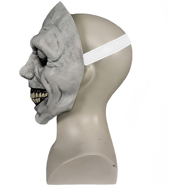 Scary Halloween Mask for Adults, Realistic and Durable Latex Creepy Horror Mask for Cosplay and Halloween Party