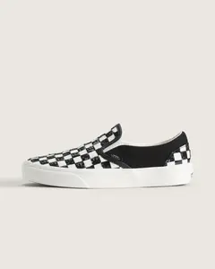 Vans Unisex Classic Slip-On Checkerboard Low Top Shoe