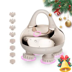 COMFIER Cordless Scalp Massager Hair Growth with 3 kneading Modes,Waterproof Head Massager with 8 Claws for Deep Cleansing,Head Scratcher,Body Massager for Stress Relief, Cat Massager