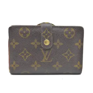 Pre-owned Louis Vuitton canvas Small Leather Goods AUCTION $750 Monogram French Purse Wallet MI0020